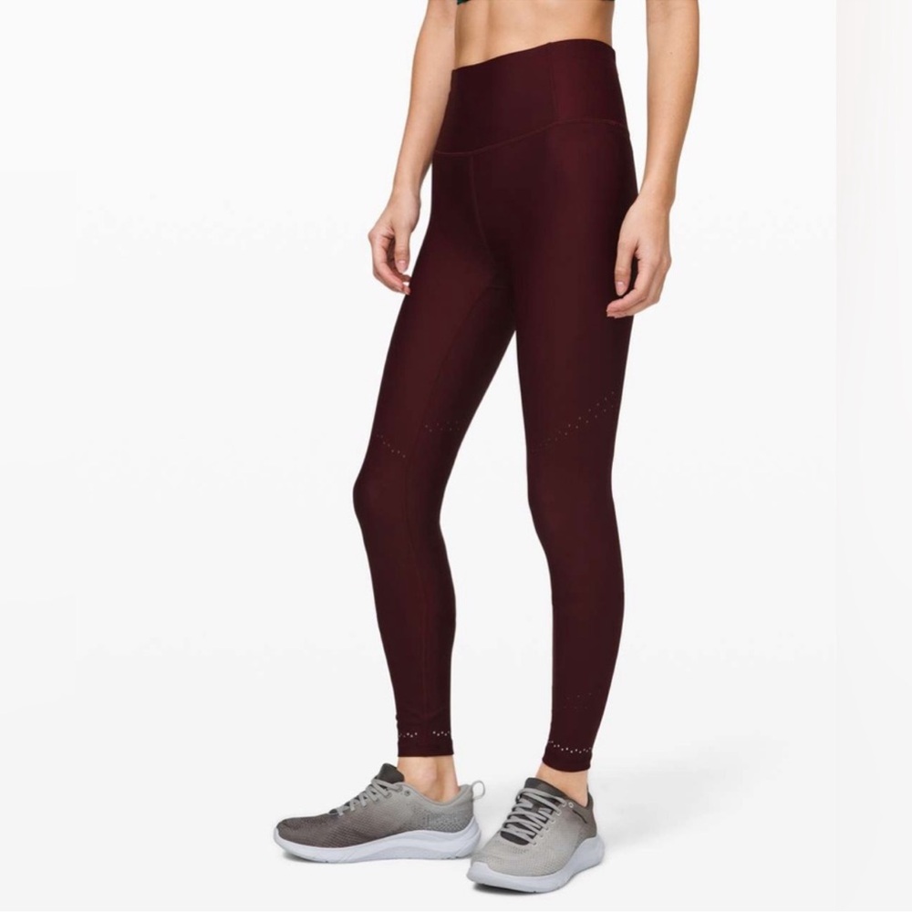 LULULEMON Garnet Zoned In Tights Size 2